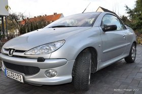 Super Sommerfeeling im Peugeot 206 CC Platinum 135 - LEDER - KLIMAAUTOMATK