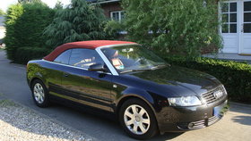 Audi A4 Cabriolet 2.5 TDI - Leder - rotes Verdeck