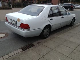 Mercedes 420 Automatik Weiss -1.Hd. Liebhaber/Sammlerstück 210kW,Krankh-tshalbr.