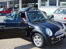 Mini One Cabrio - Schwarz/Leder/Pepper 1. Hand