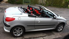 Peugeot 206 CC silber metallic