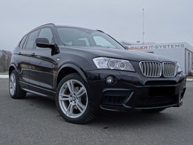 BMW X3 F25 xDrive 35d 313PS M-Paket, Shadow Line Schwarz, 19, HUD, Xenon, Leder