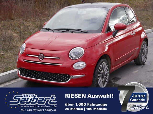 FIAT 500 1.2 8V LOUNGE PLUS * START&STOPP * PDC * GLASDACH * TEMPOMAT * KLIMAAUTOMATIK * 16 ZOLL