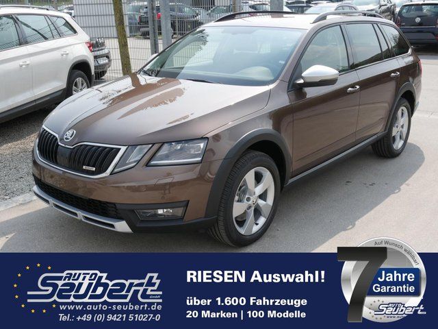 SKODA Octavia Combi 2.0 TDI DPF DSG SCOUT 4x4 * SOFORT * AHK * NAVI * LED * KAMERA * FRONTSCHEIBENHEIZUNG