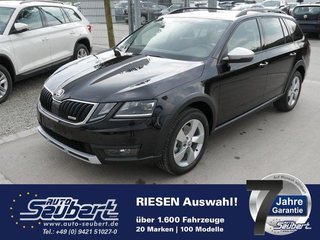 SKODA Octavia Combi 2.0 TDI DPF DSG SCOUT 4x4 * SOFORT * AHK * NAVI * LED * KAMERA * FRONTSCHEIBENHEIZUNG