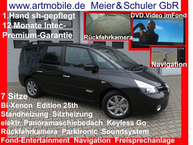 RENAULT Espace Grand Edition 25th 7Sitze Panorama Fond-Entertainment