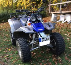 Yamaha YFM 350 Warrior LOF-Zulassung AHK T&Uuml;V 07/17
