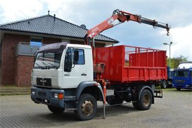 MAN 14.224 4x4 / Fassi Kran