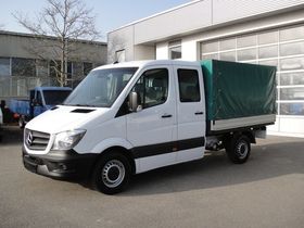 Mercedes-Benz 313 CDI Sprinter Pritsche Plane, 7-Sitzer, AHK