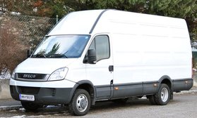 Lieferwagen von Schuhverkäufer