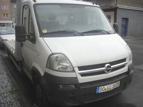 Abschlepp, Autotransporter weiß Opel Movano 3,5 Diesel 2006