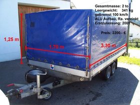 PKW- Anhänger 2to