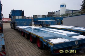 Meusburger 4 Achs Semi Tieflader