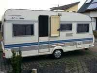 Hobby Elegance 470 mit Mover und Vorzelt