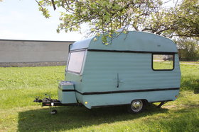 restaurierter Abbey Caravan